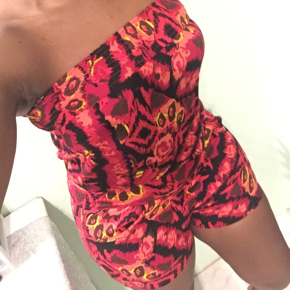 Red romper