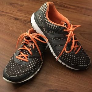 Orange & Gray Polka Dot Adidas
