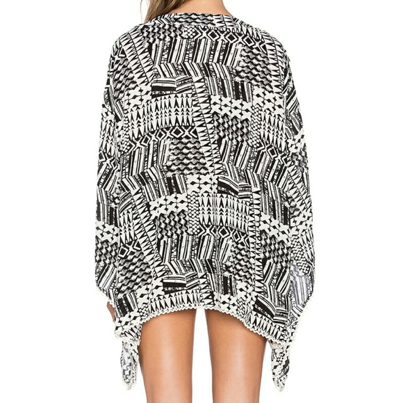 L*Space Ivory Coast Kimono Swim Cover Up - Picture 3 of 4