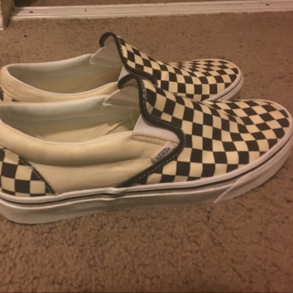 Size 10.5 checkered vans main image 5