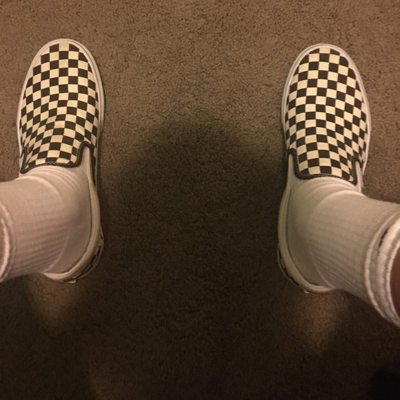 Size 10.5 checkered vans
