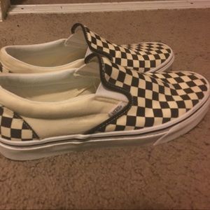 Size 10.5 checkered vans