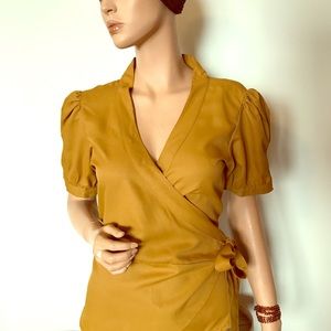 Mustard blouse