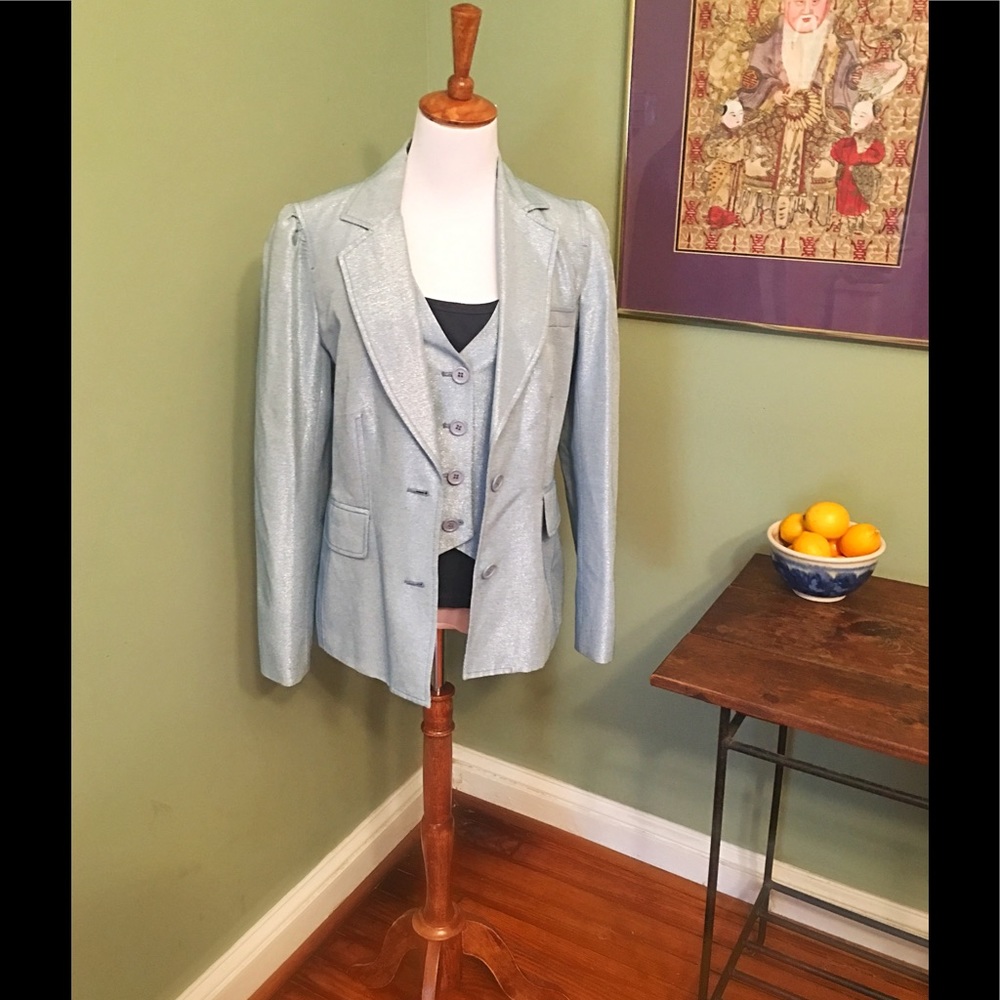 Marc Jacobs Metallic Jacket & Vest