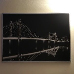 Bridge Picture. 55" x 39.5" perfect condition.