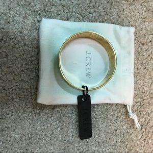 J. Crew Green Enamel Classic Bangle