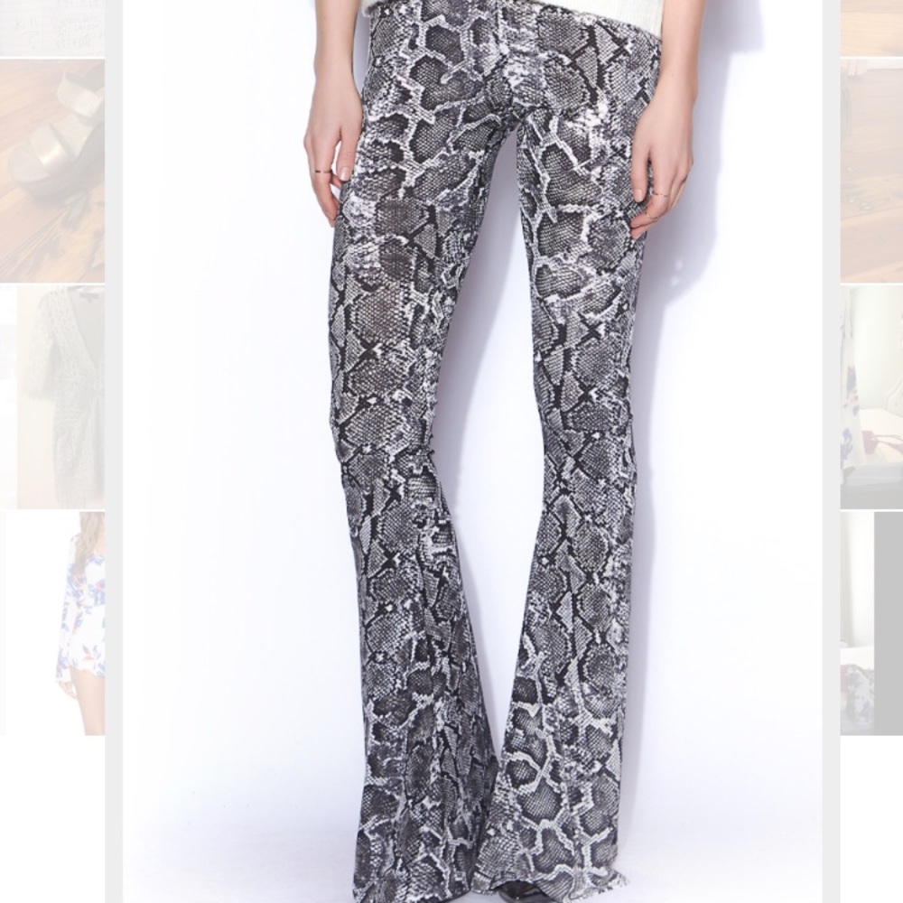 Snake print bam bam bells