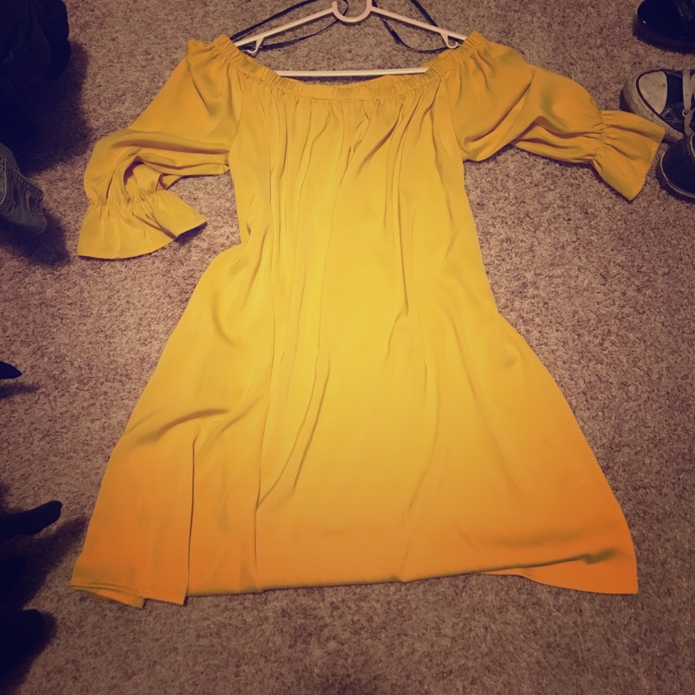Off the shoulder dress