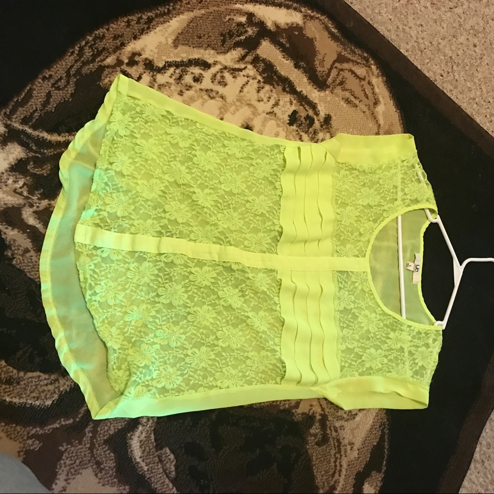 See through neon TR and top