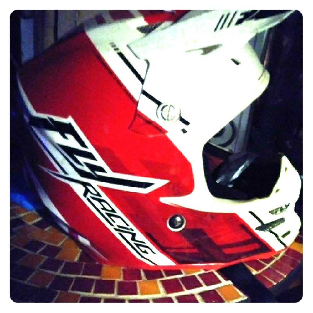 *SOLD* FlyRacing motocross helmet