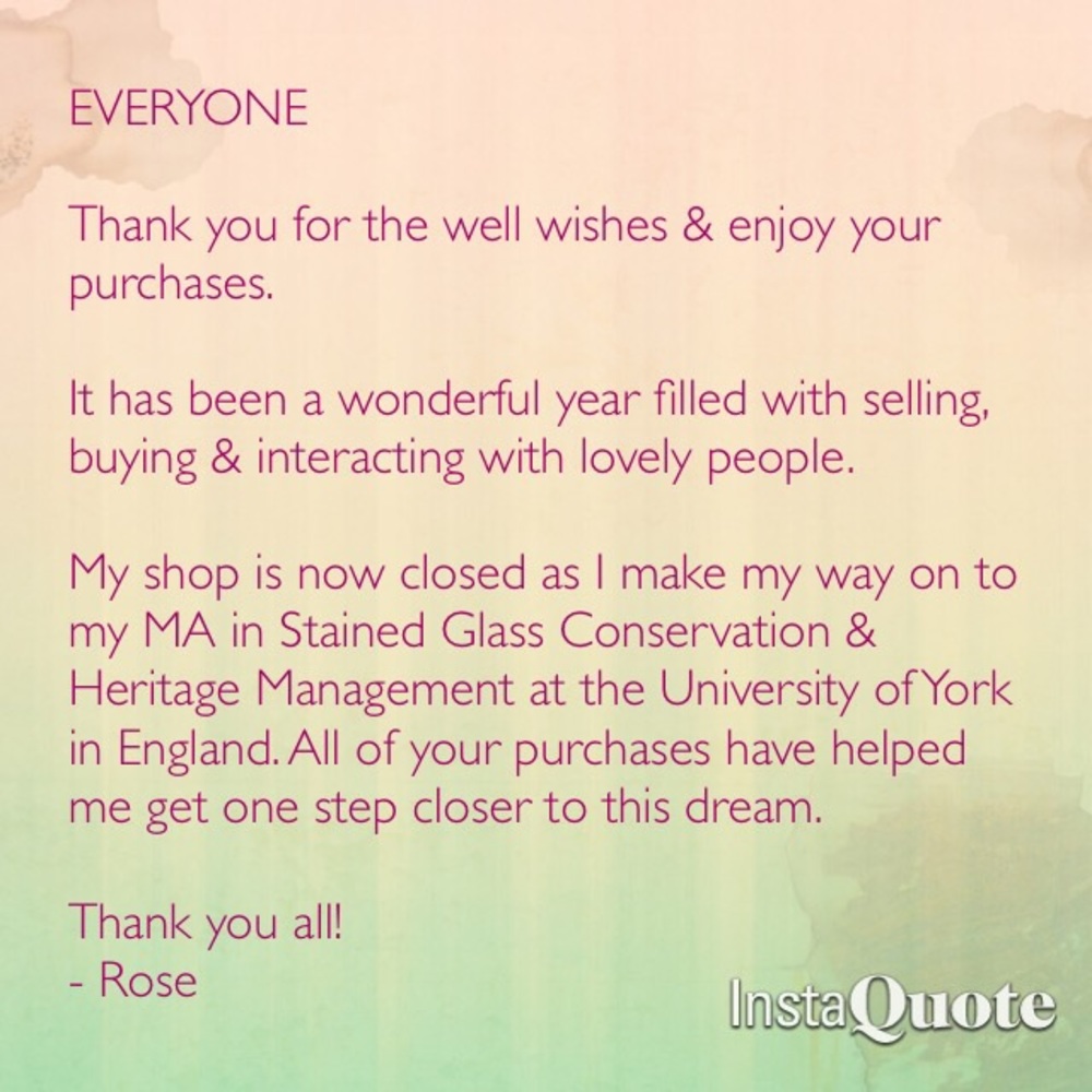 Thank you all!