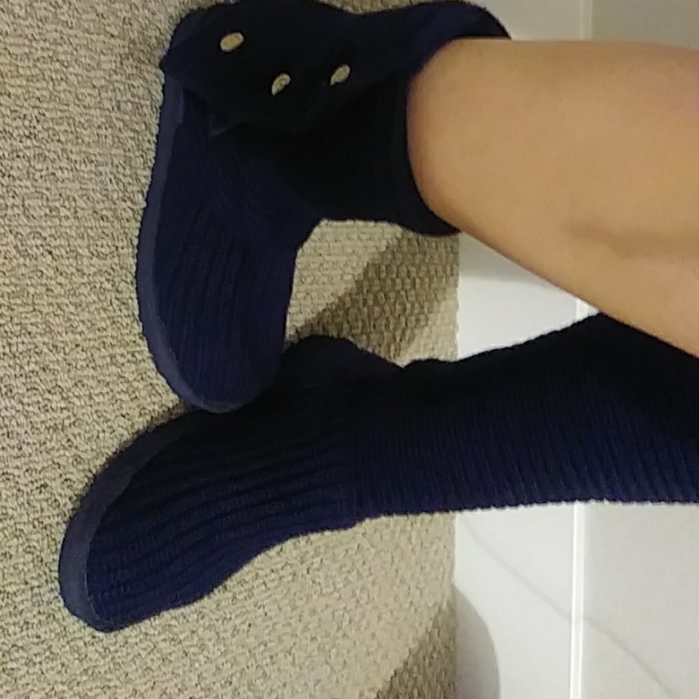 Knee high side button Ugg boots