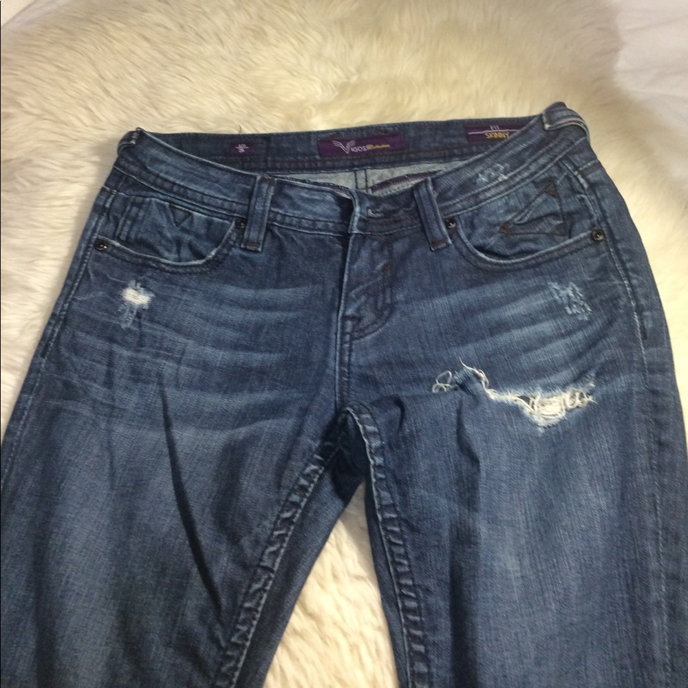 Vigos dark ripped wash