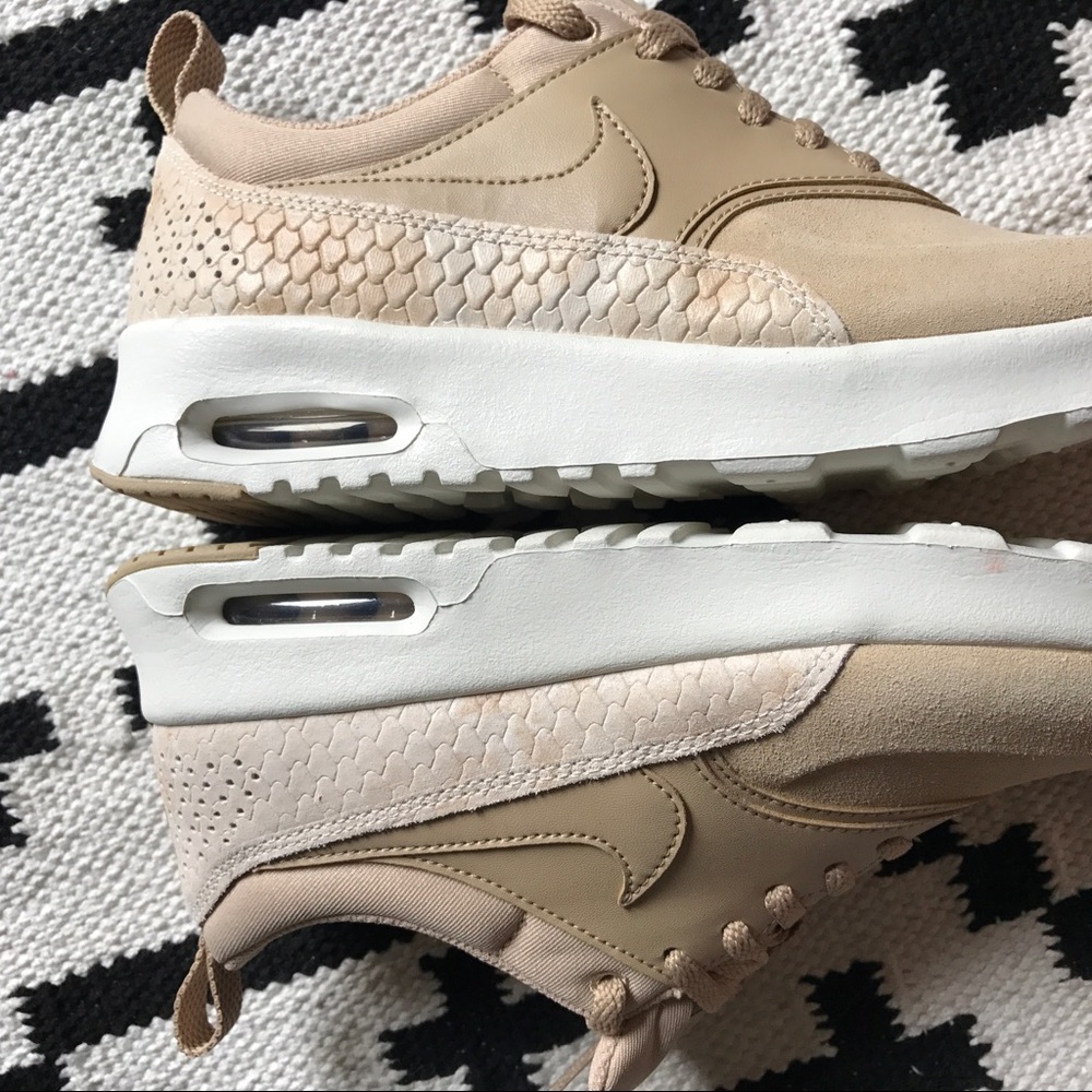 Nike Air Max Thea Premium Leather + Suede Sneakers - Picture 8 of 8