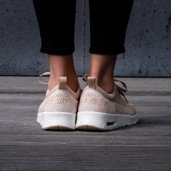 Nike Air Max Thea Premium Leather + Suede Sneakers - Picture 2 of 8