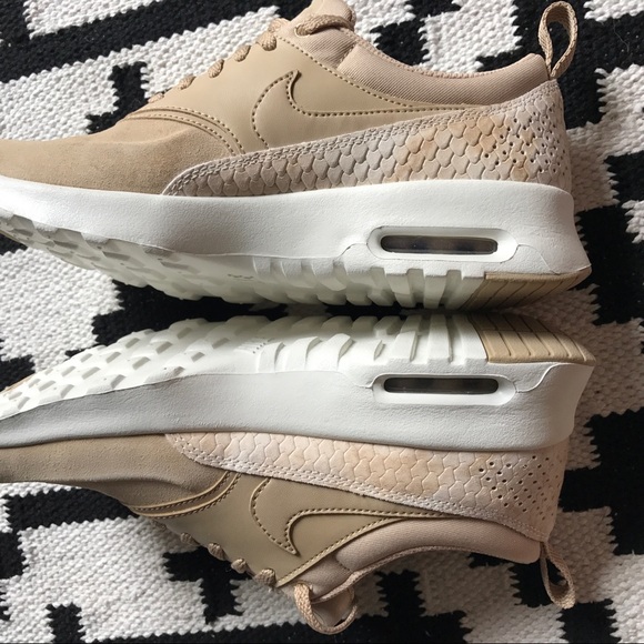 Nike Air Max Thea Premium Leather + Suede Sneakers - Picture 7 of 8