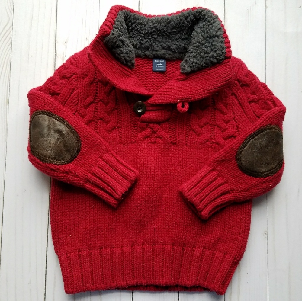 Gap Baby Sherpa Cable Knit Sweater