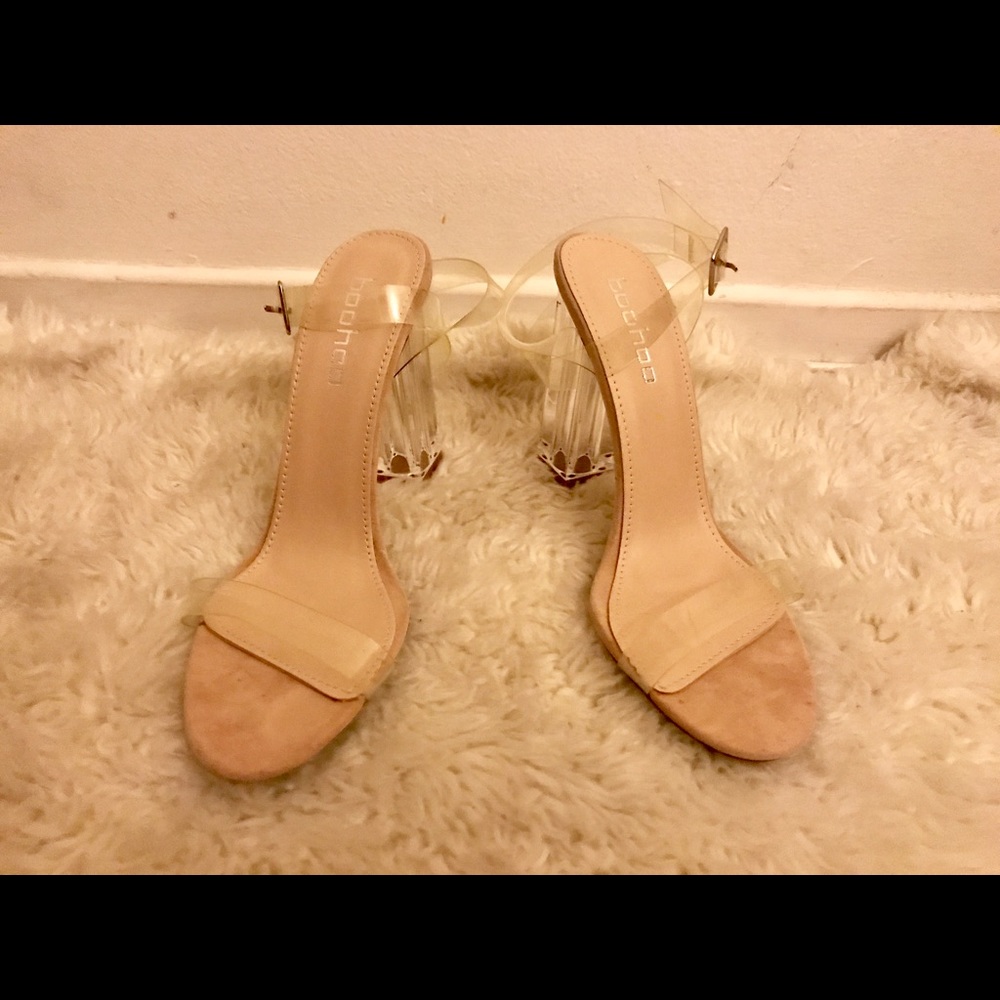 Lucite Block Heels