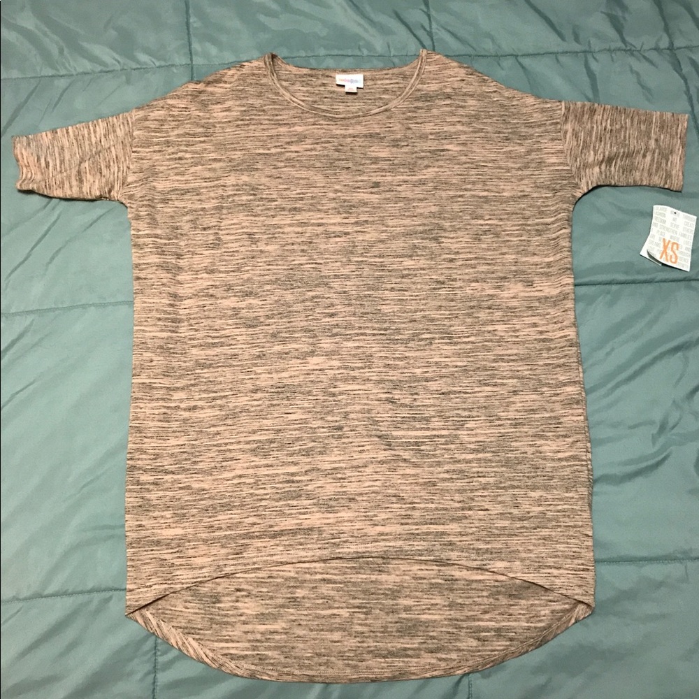 Lularoe NWT XS Irma. Heathered pink.