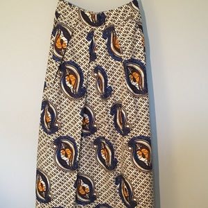 Anthropologie Dutch Wax style Maxi skirt