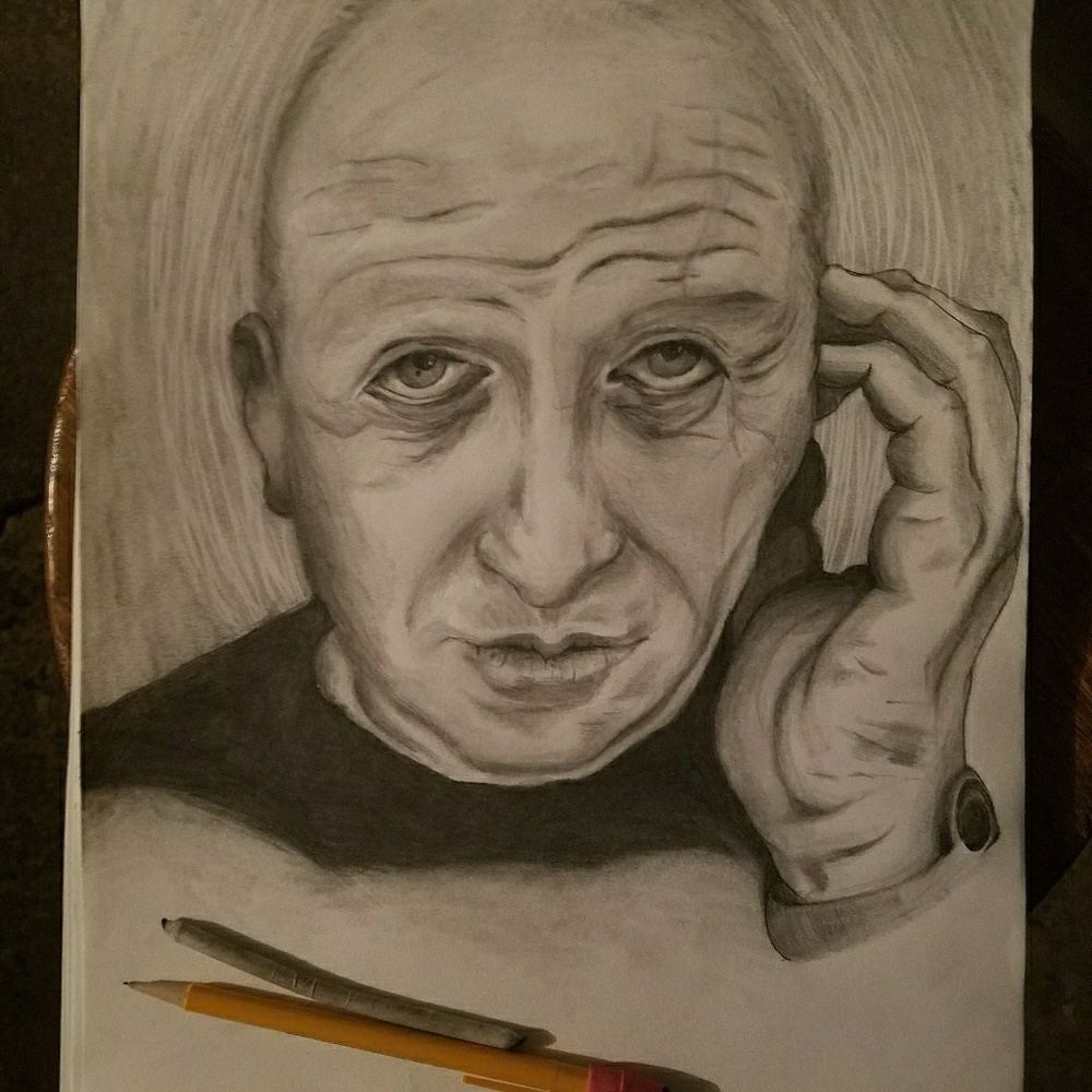 Portrait drawing of Anthony Hopkins - Picture 1 of 1