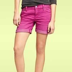 Pink Sexy Boyfriend Shorts