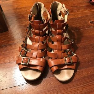 Gladiator style ankle sandals