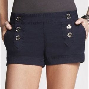 Express Navy Sailor Shorts