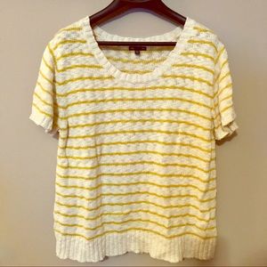 Mustard Striped Sweater—Fall perfection