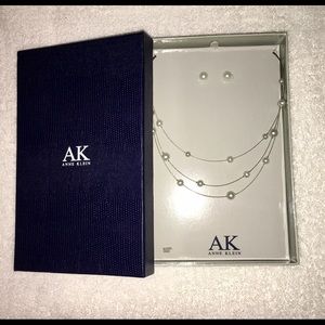 Anne Klein Pearl Jewelry Set