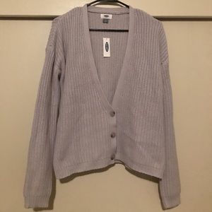 NWT Light grey sweater cardigan