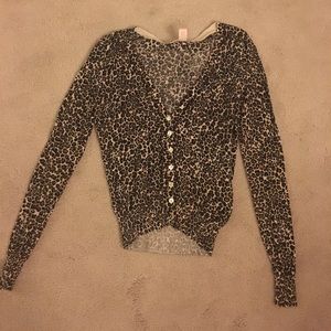 Victoria's Secret Cheetah print sweater