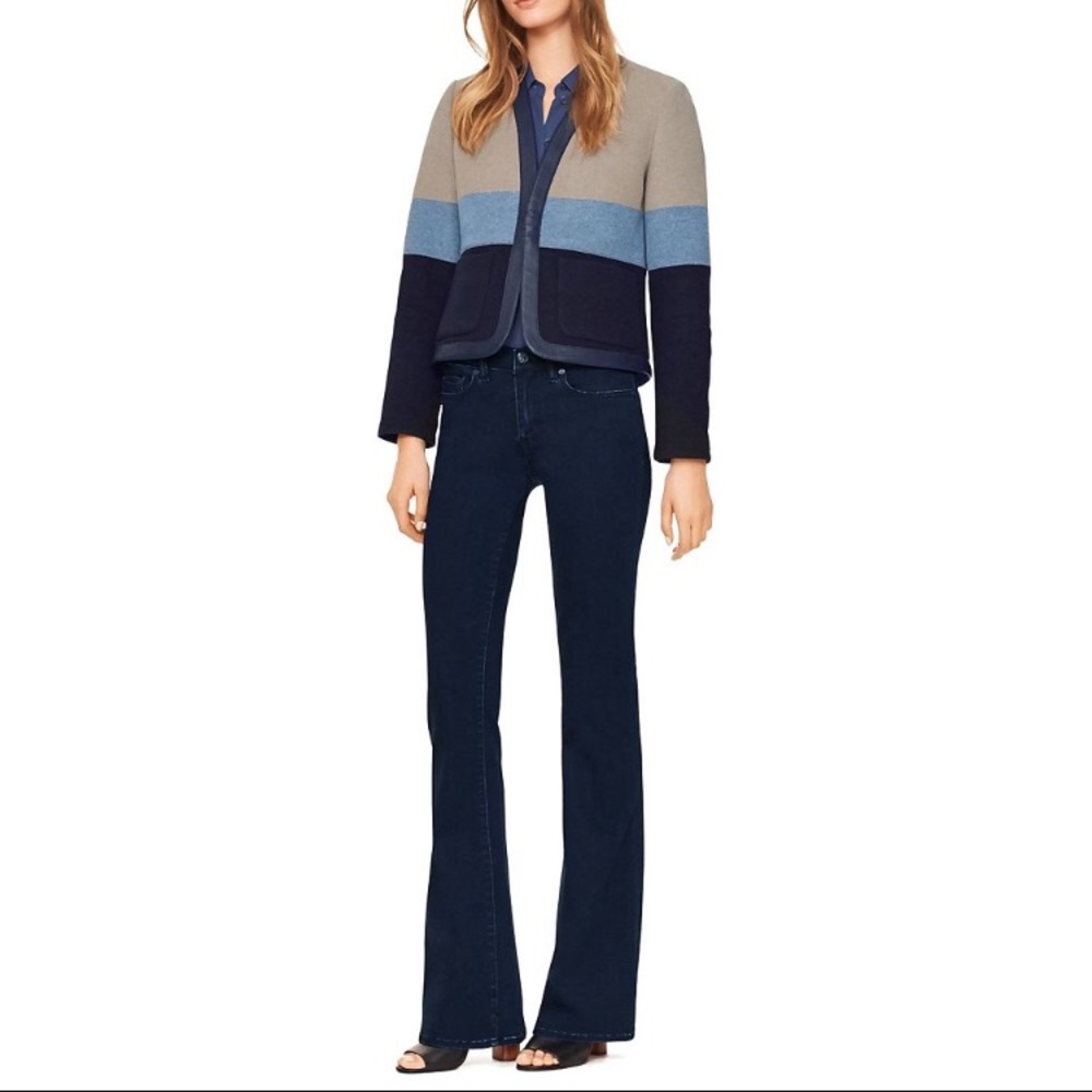 Tory Burch Stripe Blanket Jacket