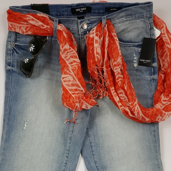 Nine West Jeans Boyfriend Ankle Jean size 6 - Picture 4 of 8