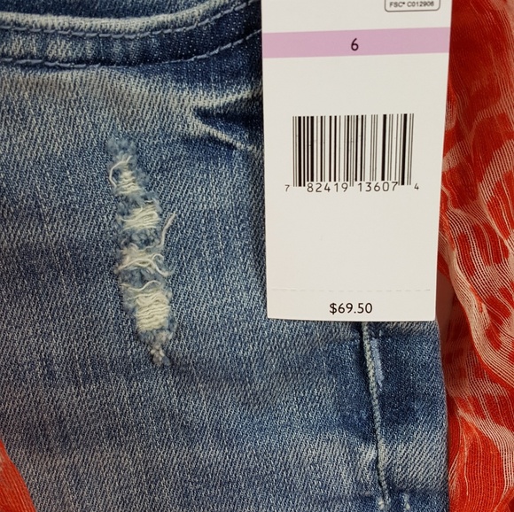 Nine West Jeans Boyfriend Ankle Jean size 6 - Picture 6 of 8