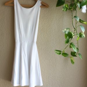 { American Apparel } white, mini dress!