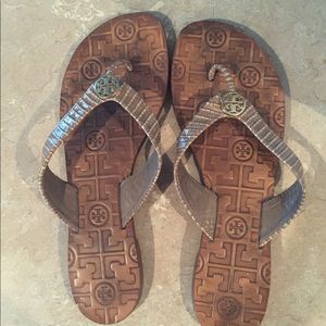 Tory burch flip flops!