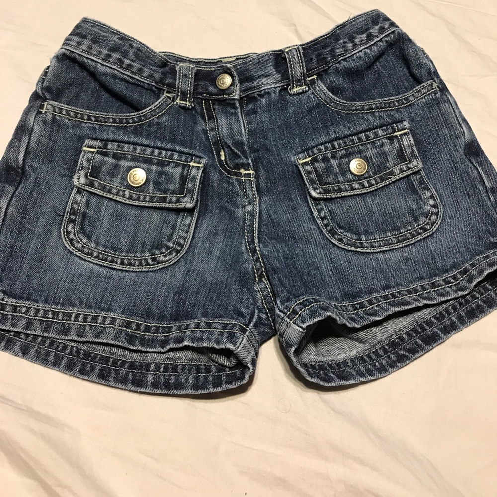 Janie and Jack denim distressed shorts