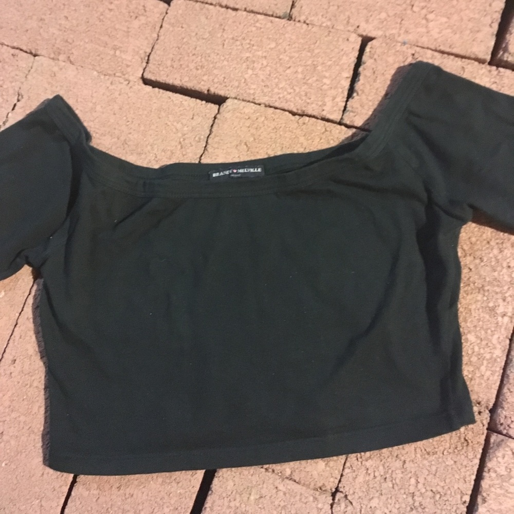 Black Brandy Melville crop top