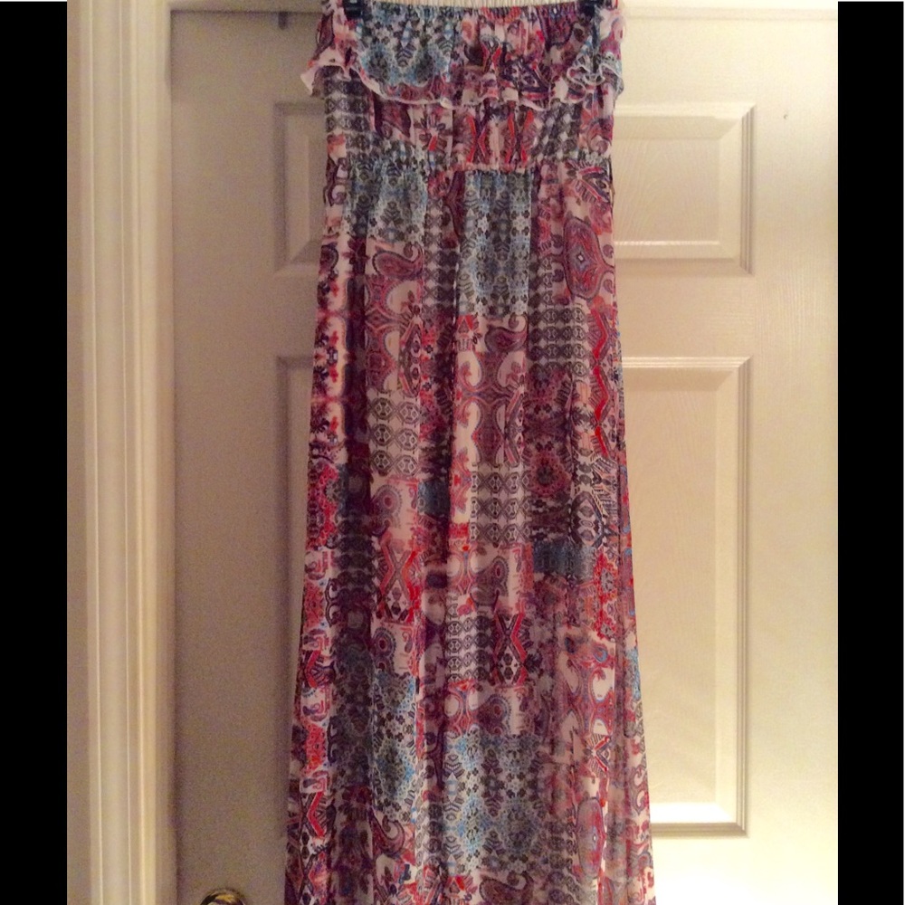 Multicolored maxi dress