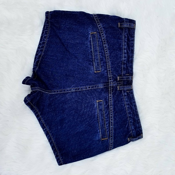 Free People Jean Mini Daisy Dukes Shorts High Rise - Picture 6 of 8
