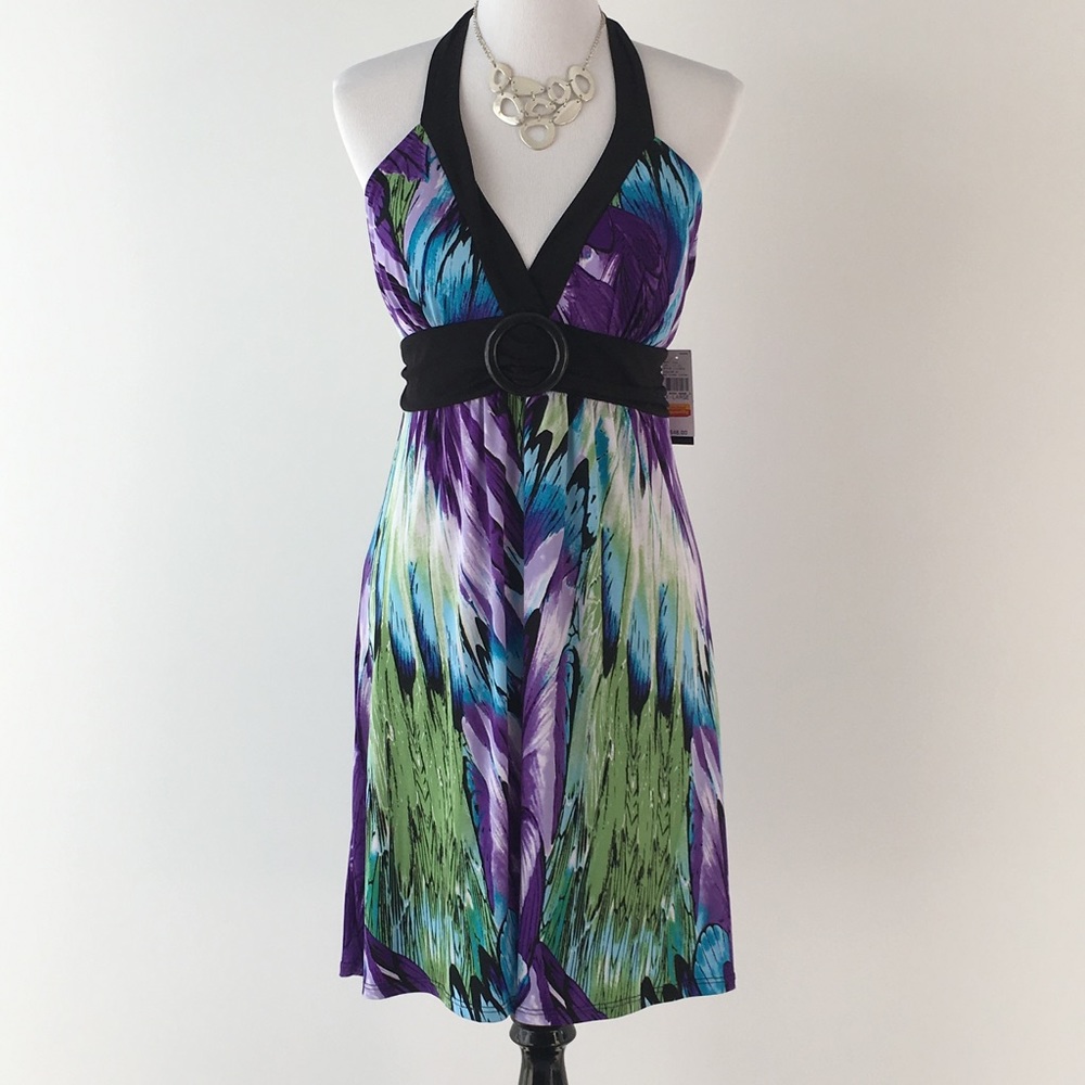 🎉FRIDAY NIGHT SPECIAL ‼️NWT Iz Byer Halter Dress