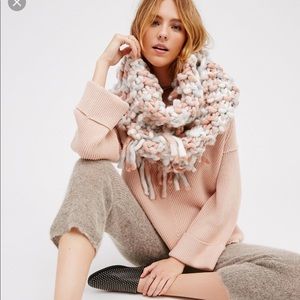 Free People Bundle Baby Chunky Cowl Scarf