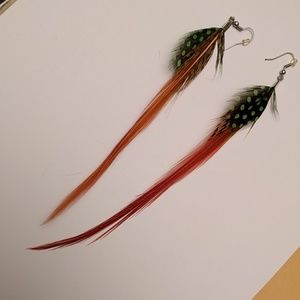 SALE 🌈 Dangling Feather Earrings