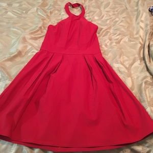 Red Halter Dress