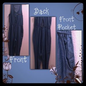 💙Denim Sleeveless Pant Jump Suit One Piece💙