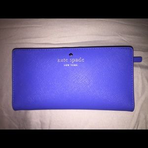 Kate Spade Blue Leather Wallet