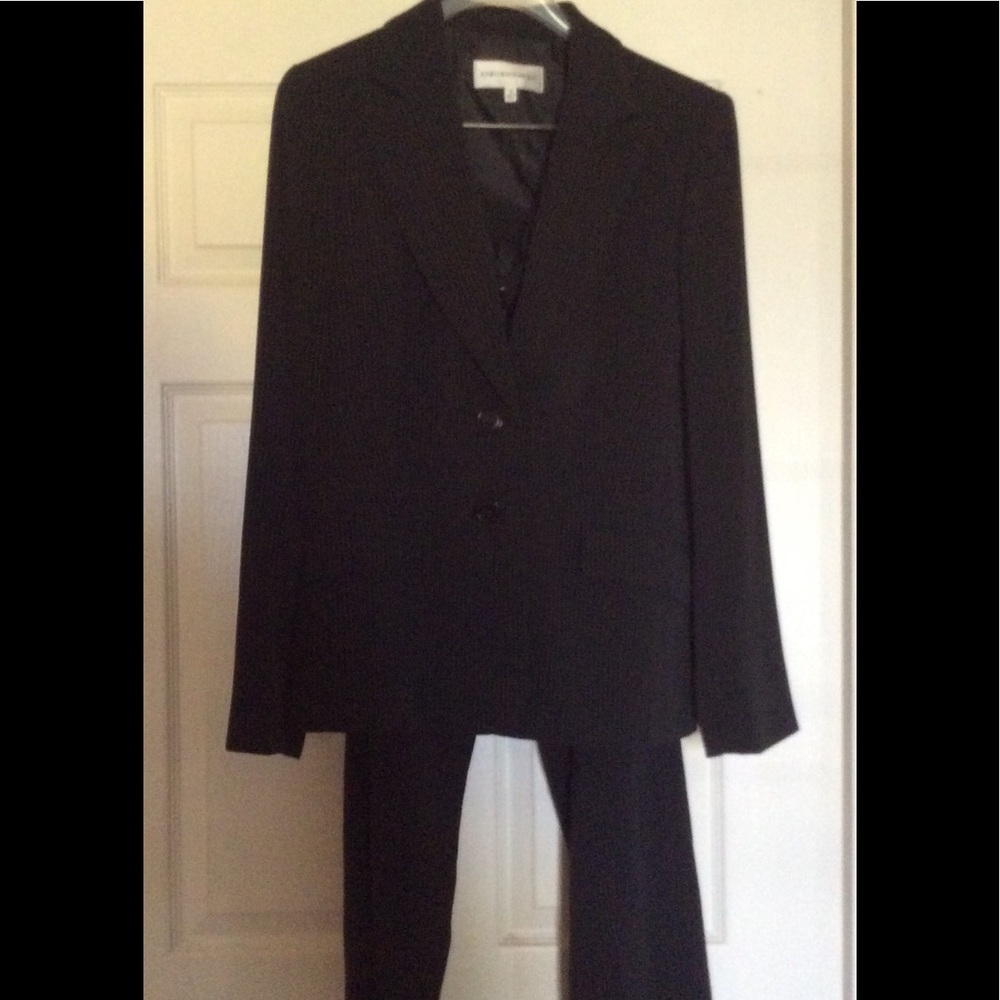 Jones New York Black Stripe Pantsuit