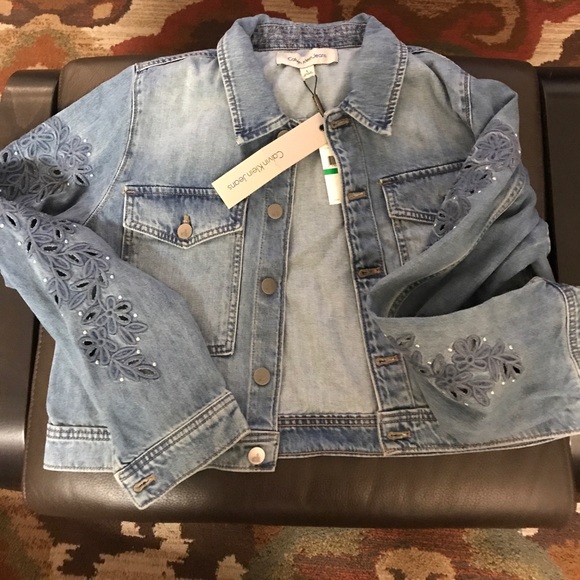 Calvin Klein Blue Jean Jacket - Picture 2 of 2