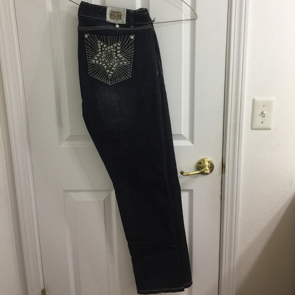 Rhinestone jeans